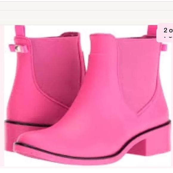 kate spade pink rain boots